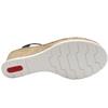 RIEKER 619B2 SANDAL - Black