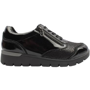 WALDAUFER 626K05 SHOE - BLACK PATENT
