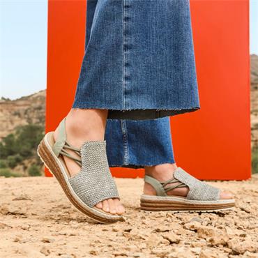 RIEKER 62741 SANDAL - GREEN