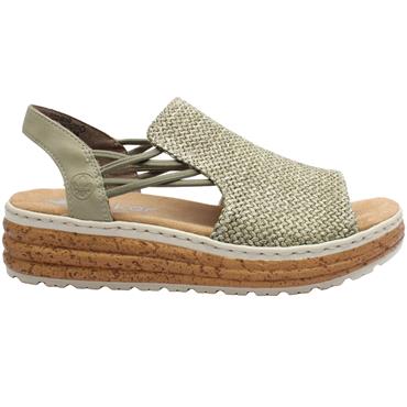 RIEKER 62741 SANDAL - GREEN