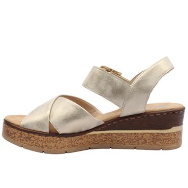 RIEKER 63795 SANDAL - GOLD