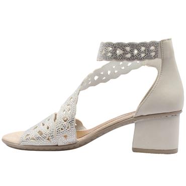 RIEKER 64657 SANDAL - ICE WHITE