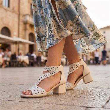 RIEKER 64657 SANDAL - ICE WHITE