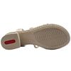 RIEKER 64970 SANDAL - BEIGE GOLD