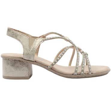 RIEKER 64970 SANDAL - BEIGE GOLD