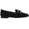 GABOR 65210 LOAFER - BLACK SUEDE
