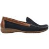 GABOR 66090 SHOE - NAVY/TAN