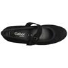 GABOR 66139 STRAP SHOE - BLACK SUEDE