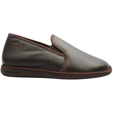 NORDIKA MENS 663 SLIPPER - DARK BROWN