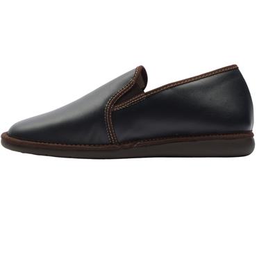 NORDIKA MENS 663 SLIPPER - NAVY BROWN