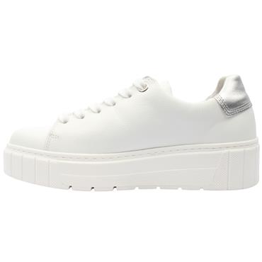 GABOR 66410 SHOE - WHITE SILVER