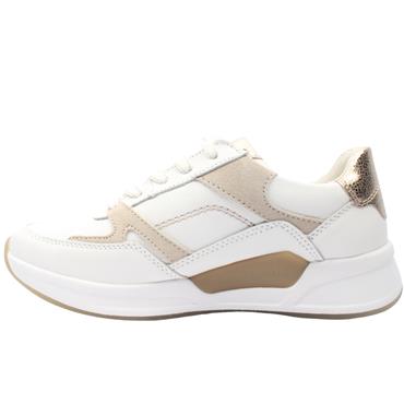 GABOR 66958 SHOE - WHITE GOLD