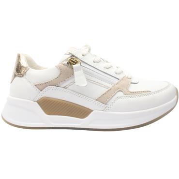 GABOR 66958 SHOE - WHITE GOLD