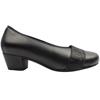 WALDAUFER 670511 SHOE - BLACK LEATHER