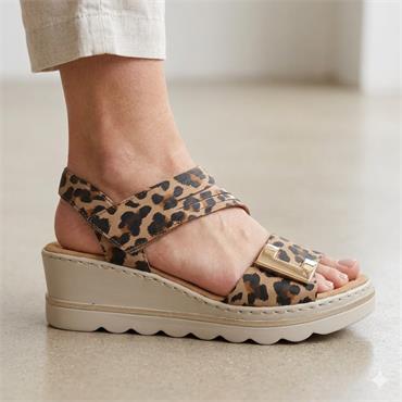 RIEKER 67410 SANDAL - LEOPARD