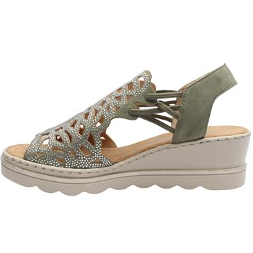RIEKER 67465 SANDAL - GREEN