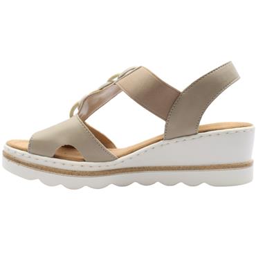 RIEKER 67498 SANDAL - BEIGE