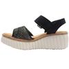 RIEKER 69176 SANDAL - BLACK MULTI