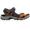 ECCO MENS SANDAL 69564 - NAVY TAN