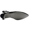 GABOR 71500 SLING BACK SHOE - BLACK SUEDE