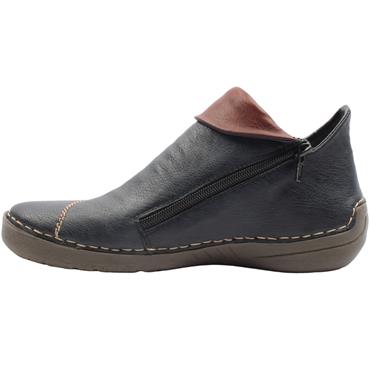 RIEKER 72581 BOOTS - NAVY MULTI