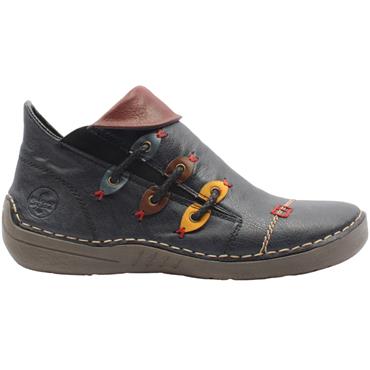 RIEKER 72581 BOOTS - NAVY MULTI