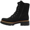 RIEKER 72609 LACED BOOT - BLACK SPARKLE
