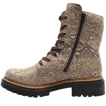 RIEKER 72627 BOOT - BEIGE MULTI