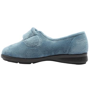 DB 72998FOUNTAIN WIDE FIT SLIPPER - BLUE