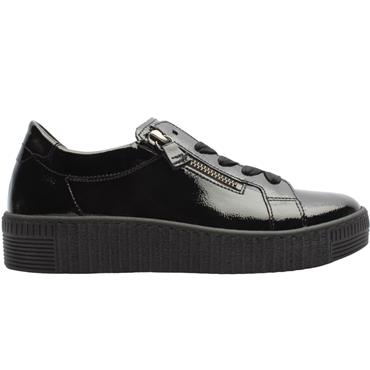 GABOR 73334 SHOE - BLACK PATENT