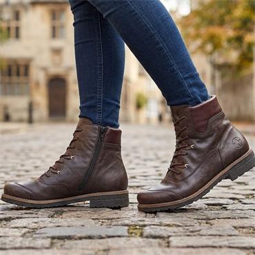 RIEKER 73510 BOOT - BROWN MULTI