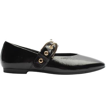 GABOR 74144 POMP SHOE - BLACK GOLD