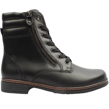 GABOR 74672 BOOT - BLACK LEATHER