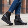 GABOR 74780 BOOT - BLACK LEATHER