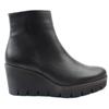 GABOR 74780 BOOT - BLACK LEATHER