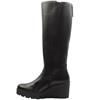 GABOR 74789 KNEE HIGH BOOT - BLACK LEATHER