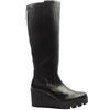 GABOR 74789 KNEE HIGH BOOT - BLACK LEATHER