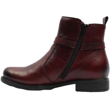 RIEKER 74856 ANKLE BOOT - WINE