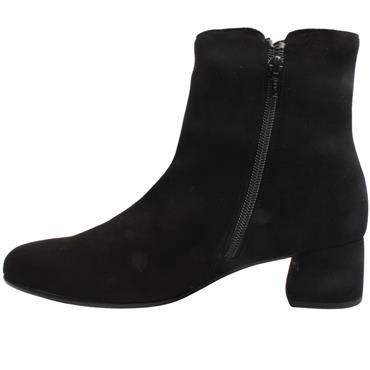 GABOR 75680 BOOT - BLACK SUEDE