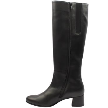 GABOR 75689 KNEE HIGH BOOT - BLACK LEATHER
