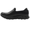 SKECHERS SLIP ON SAFETY SHOE 76536EC - BLACK BLACK