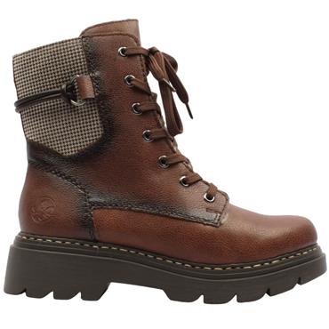 RIEKER 76724 BOOT - BROWN