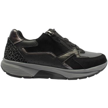 GABOR 76878 SHOE - BLACK/LEOPARD