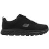 SKECHERS 77125EC SLIP RESISTANT SHOE - BLACK BLACK