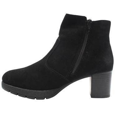 RIEKER 77665 BOOT - BLACK SUEDE