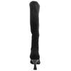 MISS ELASTIC 78041 KNEE HIGH BOOT - BLACK SUEDE