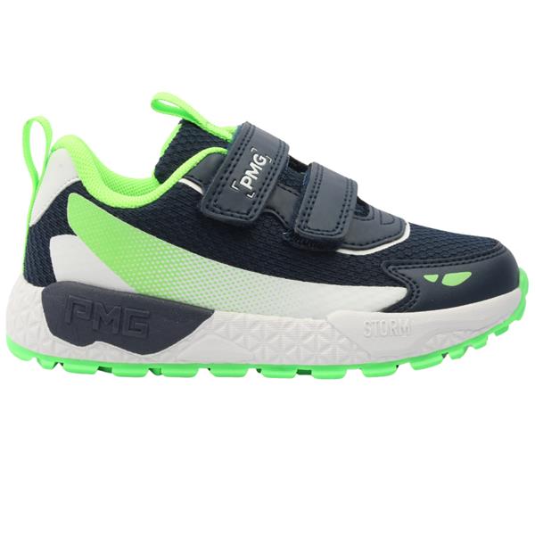 Primigi Play Round - Scarpe Bambino In Pelle Navy - Con Lacci - Taglia 29 EU (Vestibilità Stretta)