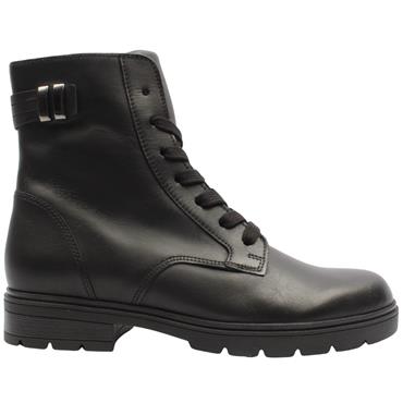 GABOR 800702 BOOT - BLACK LEATHER