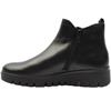 GABOR 801501 ANKLE BOOT - BLACK LEATHER