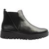 GABOR 801501 ANKLE BOOT - BLACK LEATHER
